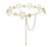 Luvatar Fashion Metal Waist Chain Belt Blouse Dress Sweater Chain Belt…, Gold-t02, Medium