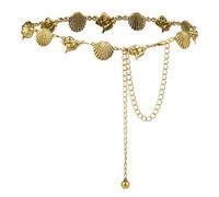 Luvatar Fashion Metal Waist Chain Belt Blouse Dress Sweater Chain Belt…, Golden-s97, Medium