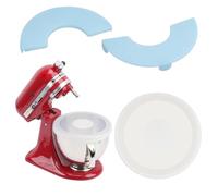 LUVCOSY 3 Pack Silicone Covers for KitchenAid Tilt-Head Stand Mixer 4.5-5 Quart Stainless Steel Bowls, for KitchenAid Accessory and Attachments, Foldable and Durable Lid (Bowl NOT included)