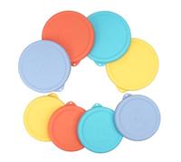LUVCOSY 8 Packs Silicone Lids for Le Parfait, 11.7cm & 10.2cm Silicone Replacement Lids Fit for Le Parfait 12oz, 16oz, 24oz, 32oz Super Terrine, And 16oz, 24oz, 32oz, 48oz, 64oz, 96oz Super Jars