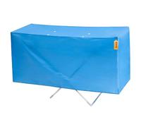 LUVDECO Heated Clothes Airer Drying Cover Electric Folding Dryer Cover Helps to Speed Up Drying 146x53x74cm Polyester Winged Heated Clothes Airer Covers Drying Rack Covers (Cover Only) (Blue)