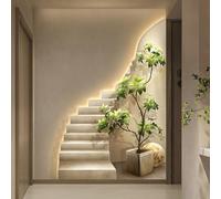 LUVEQLSIT 3D Wall Decoration, Crystal Wall Decor, Large Home Decor, Creative Wall Painting, Suitable for Entryway, Corridor(Gold E,100cm/39.3in)