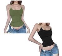 Luvette Tank, Invisible Strap Tank Top for Women, Houdini Tank Top Invisible Straps, Y2k Aesthetic Sexy Tank Tops for Women(MIX2-3,Small)