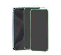 LUVI 2 Pack Compatible with iiPhone 17e Bling Privacy Screen Protector HD Glitter Diamond Shiny Glow in Dark Fasion Anti-Peep Tempered Glass Anti-Scratch Case Friendly for Women Girls Man