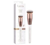 Luvia Make-Up Brush, Blurring Buffer, Foundation Make-Up Brush for Easy and Even Blending, Vegan Cosmetic Brush, Pearl/Coffee