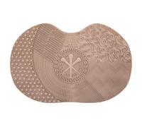 Luvia Silicone Makeup Brush Cleaning Mat with Suction Cup - Effective Brush Cleaning - Professional Makeup Brush Cleaner