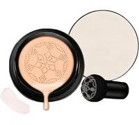 Luvie Glow Foundation Cushion,Mushroom Head Air Cushion Cc Cream, CC Cream Foundation Make Up Concealer for Face,Moisturizing Concealer Brighten Long-Lasting,Even Skin Tone for All Skin Types (Ivory)