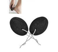 luvilly2 Pack Natural Pumice Stone, Foot Pumice Stone for Feet, Exfoliator Pedicure Tools for Feet Heels and Hands