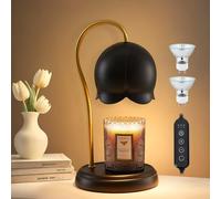 Luvkczc Candle Warmer Lamp Black, Dimmable Scented Wax Melt Warmer with Timer, Lamp Candle Warmer for Womens Gifts, Housewarming Gifts for Home Bedroom Decor, Xmas Birthday Gifts for Mom