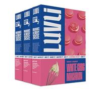 Luvli White Chocolate Macaron Baking Kit - Easy DIY French Macarons with Creamy White Chocolate Filling 3x192g