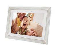 LuvLink Digital Photo Frame! Black Smart Frameo WiFi Connected Photo Frame - 10 inch, 1280x800, 16 GB. Send Photos to Your Loved Ones from Anywhere! (White)