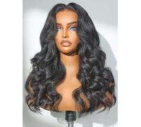 LUVME HAIR 5x5 Lace Front Wigs Human Hair Loose Wave Glueless Wigs Human Hair Pre Plucked Long Black Wig Pre Plucked Lace Closure Wigs