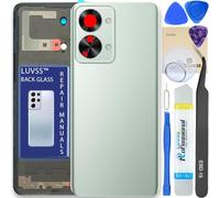 LUVSS Back Glass Cover Replacement Compitable for OnePlus Nord 2T 5G Rear Cover + Camera Lens + Repair Manual DIY Tools Kit (Green)