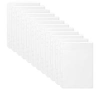 luvtree 1 Set (12 Pcs) A5 6-Hole Clear Binder Pockets - Zipperless Plastic Inserts for A5 6-Ring Binders - Ideal for Budgeting, Cash Envelopes, Savings Challenge, Travel, Journaling & Receipts