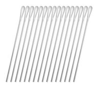 luvtree 16PCS 21.8cm Stainless Steel Stirrer Spoons - Reusable Long-Handled Coffee, Cocktail & Iced Tea Spoons. Dishwasher Safe