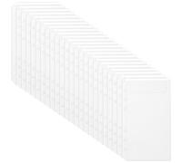 luvtree 1Sets (24 Pcs) A6 6-Hole Clear Binder Pockets - Zipperless Plastic Inserts for A6 6-Ring Binders - Ideal for Budgeting, Cash Envelopes, Savings Challenge, Travel, Journaling & Receipts