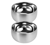 luvtree 2-Pack 316 Stainless Steel Double-Wall Insulated Bowls - 5.1" Diameter, 2.9" Height - Insulated, Anti-Scald & Dishwasher Safe - Ideal for Soup, Rice, Snacks, Hot & Cold Drinks