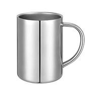 luvtree 400ml 304 Stainless Steel Double Walled Coffee Mug - Insulated Cup, Suitable for Hot & Cold Drinks, Dishwasher Safe