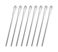 Luvtree 8 Pcs 6.2inch/15.8cm Stainless Steel Coffee Stirrer, Reusable Cocktail and Iced Tea Spoon