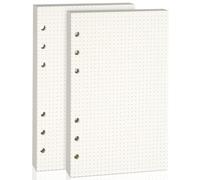 luvtree A6 100GSM Dotted Looseleaf Binder Paper, 160 Sheets, Beige