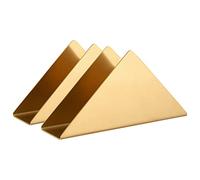 luvtree Golden Stainless Steel Napkin Holders for Table,Metal Napkin Dispenser for Kitchen,Napkin Holder Freestanding,Tabletop Tissue Dispenser for Dining,Napkin Organizer Stand.2 Pieces