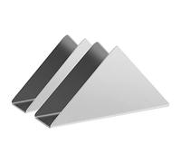 luvtree Silver Stainless Steel Napkin Holders for Table,Metal Napkin Dispenser for Kitchen,Napkin Holder Freestanding,Tabletop Tissue Dispenser for Dining,Napkin Organizer Stand.2 Pieces