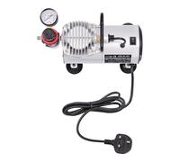 LUVYEK Airbrush Kit with Compressor and Tank, 1/6HP 4.4-5.06gal/min Air Flow with Pressure Regulator, LED Light Spray Booth and 3 Spray Guns for Model Painting, Cake Decor, Nail Art