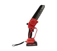 LUVYEK Electric Chainsaw Cordless, 21V Power with Dual 2000mAh Batteries, 8 Inch Guide Plate, 800W High Efficiency for Outdoor DIY, Farm, Garden, Pruning and Wood Cutting