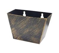 Luwanburg Retro Bottle Cap Catcher Wall Mounted Soda Beer Top Bucket Collector Drained 5'' Outdoor (Antique Gold)