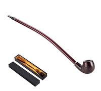 LUWANZ Churchwarden Long Smoking Pipes Set Long Handle Tobacco Pipe Wood Cigar Pipe