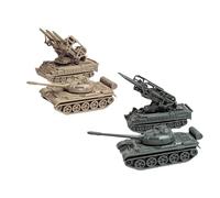 Luwecf 1/144 Scale Model Building Kit 4pcs Simulation DIY Assembly Vehicle Model Kit for Micro, Style J