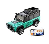 Luwecf 1/64 Remotes Control Truck with Light Turn Right Forward Turn Left Adjustable Speed Diecast Model Toy Car for Holiday