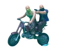 Luwecf 1:64 Scale Model Figures with Ornament, Ideal for Architectural Building Or Railway Station Construction Games, Claret