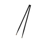 Luwecf 1 Pair Lightweight Wood Tip Drumsticks for Electronic And Acoustic Drumming, 5A Black