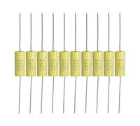Luwecf 10 Pieces Guitar Capacitors Equipment Tone Replacement for Guitar Bass Electronic Accessories Musical Instruments Made of PP And Metal Suitable for A, 473J 0.77x7.2cm