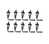 Luwecf 10 Pieces Miniature Wall Lamps Accessories Building Model Making Decor Sand Table Creating Ambiance Suitable for Home Decoration P, 1 150 Scale