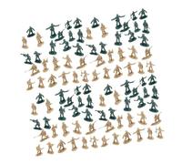 Luwecf 100 Pieces 1/72 Scale Models Playset Toys Artworks Diorama Layout for Game Modeling Enthusiast