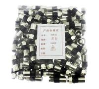 Luwecf 100 Pieces Extruded F-head Connectors for British TV Cables, Waterproof
