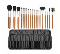 Luwecf 18 Count Set, Professional Makeup Brushes for Foundation, for Blending