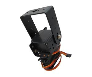 Luwecf 2 Pan Tilt Servo Kits Tilt Attachment Robotic Pan Tilt Servo Mount with Metal Gears High Precision for Model Making