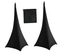 Luwecf 2-piece DJ Light Speaker Stand Cover for Cable Management at