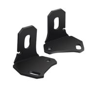 Luwecf 2 Pieces Rear Pillar Flag Antenna Mount Brackets Metal Replace Parts Flag