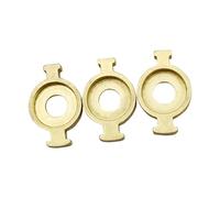 Luwecf 3 Pieces Trumpet Valve Spring Plates Positioning Plates Brass Replacement Accessories with Construction for Music Lovers And Instrument Outfitt, Bach