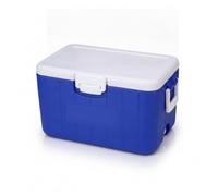 Luwecf 30L Picnic Box Ice Chest for Camping, Picnics, and Beach Outings, for, Commercial Select 30L Blue - Side Handles - Full PU Insulation 72h - Food Grade Liner - Ice Pack Included