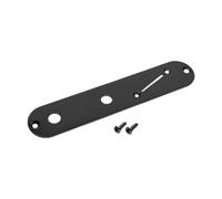 Luwecf 32mm Steel Control Plate Guitar Accessories Lightweight Electric Guitar Replacement Part for Live Performance Musicians, Black