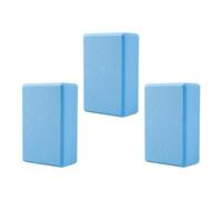 Luwecf 3Pcs Stepping Stones Non Slip Balance River Stones Stackable Balance Blocks Game Rainbow Crossing River Stones Balance Beam Game for Toddlers Children Indoor Outdoor Obstacle Course, light blue
