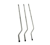 Luwecf 3x Bass Drum Feet Drum Kit Support Legs Bass Drum Legs