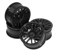 Luwecf 4 Heavy-Duty, High-Performance Tires for 1/10 RC Car Rims HPI94123 - Direct Repair Accessories And Gifts, Black