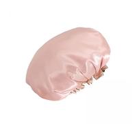 Luwecf 6xShower Cap, Bath Hair Hat, Fits Long Thick Hair, Elastic Adjustable Waterproof Liner Double Layered, Bath Cap Hair Cap for SPA Salon, 2 Pcs