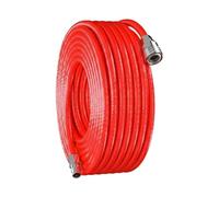Luwecf Air Pump Hose Flexible Braided Polyurethane Pneumatic Tube Heavy Duty High Pressure Resistance Suitable for Pneumatic, Red, Size to 11